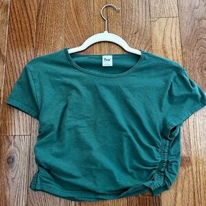 Tna Green Malibu Cropped T-Shirt Women's | size L